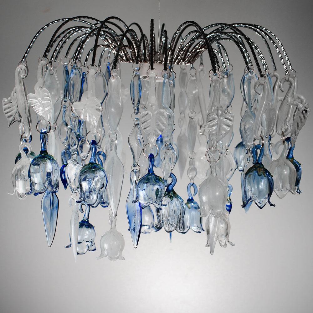 Campanula – Glass chandelier
