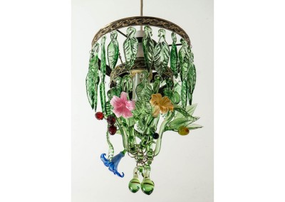 Fruit and Flowers glass chandelier