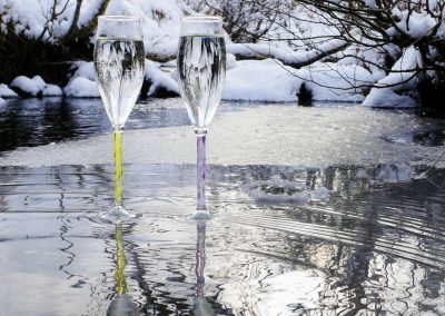 Champagne on ice